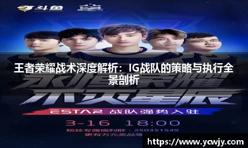 王者荣耀战术深度解析：IG战队的策略与执行全景剖析